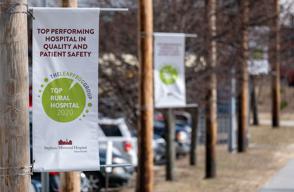 Leapfrog top rural hospital banners